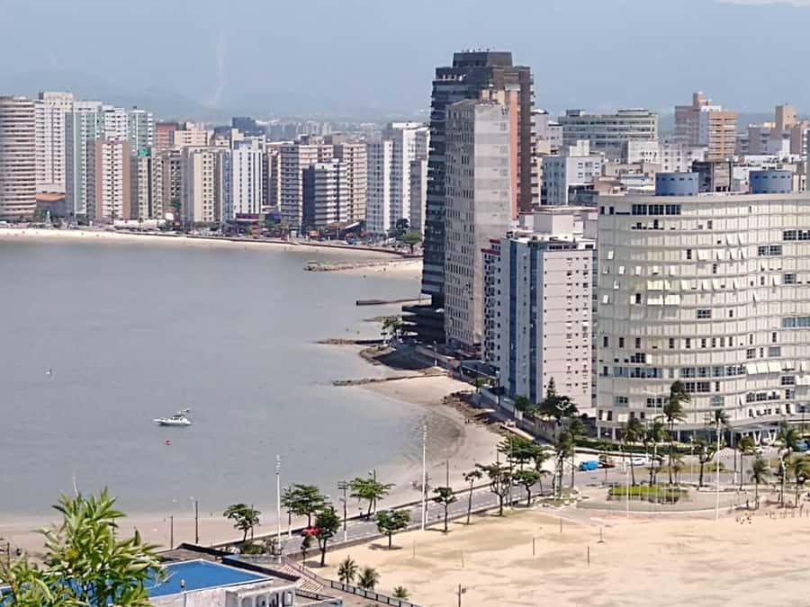 10-hour beach tour Santos: Shared with Tickets & Lunch - Monte Serrat funicular: Santos from above
