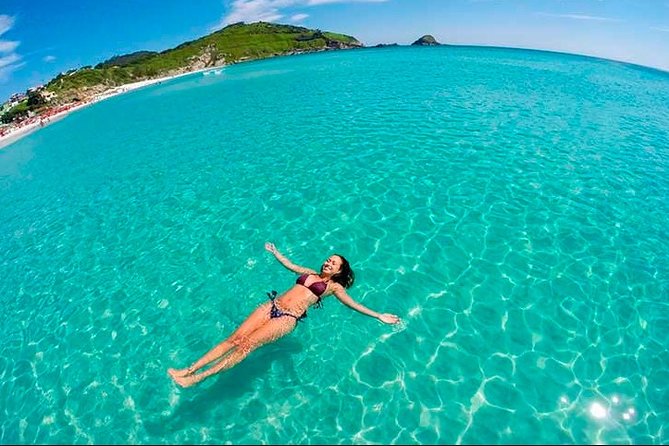 Arraial do Cabo Tour in Rio de Janeiro with Lunch - Praia do Forno: the first good chance to get in the water