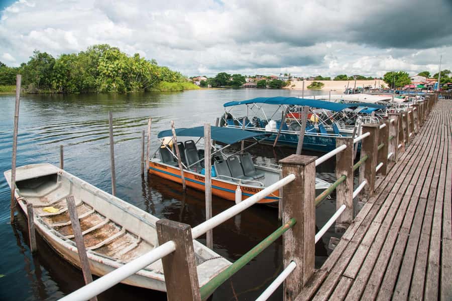 Caburé - Boat tour on the Rio Preguiças - From Barreirinhas to the Rio Preguiças