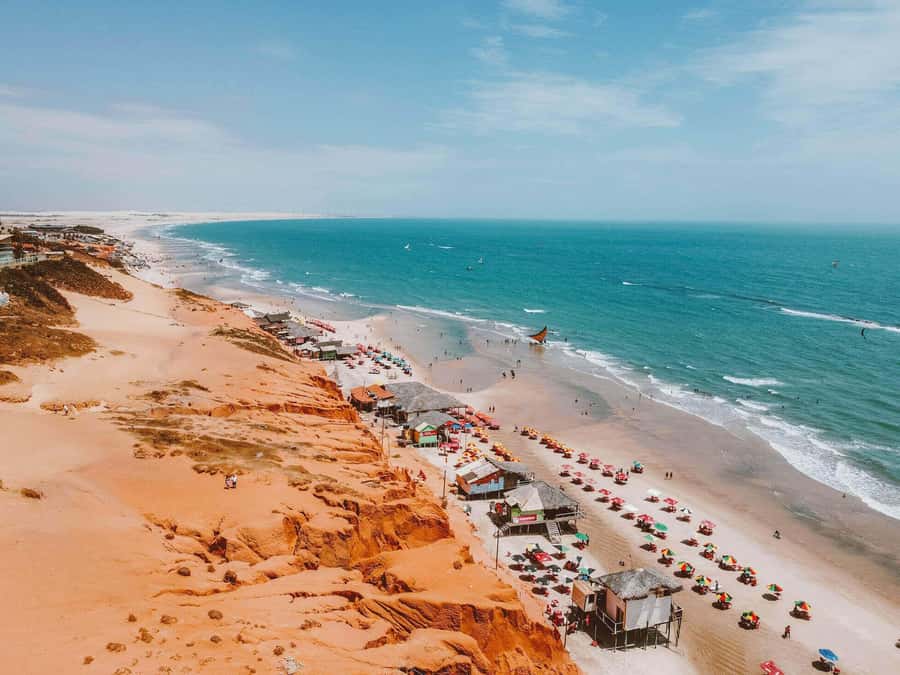 Ceará Beaches in one day - Praia das Fontes and the freshwater meeting the sea