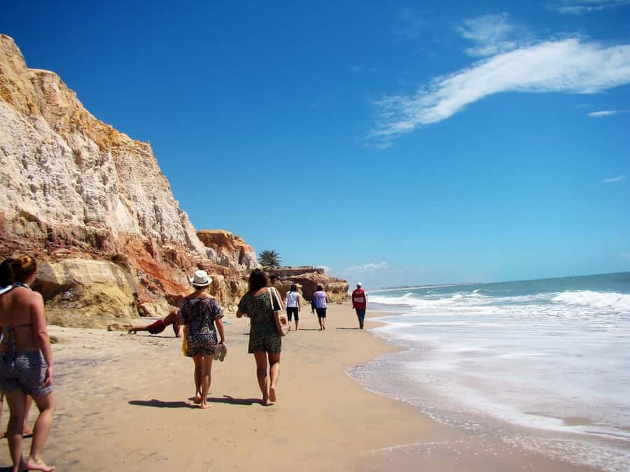 Ceará Beaches in one day - Canoa Quebrada adds crafts, water sports, and a livelier finish