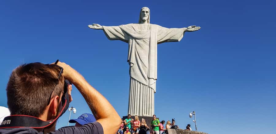 Christ the Redeemer Entry Ticket by Corcovado Train - Crowds, photographs, and the reality at the summit