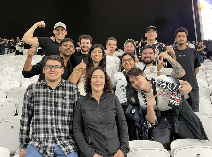 Corinthians Football Game Experience - Entering Neo Química Arena before kickoff