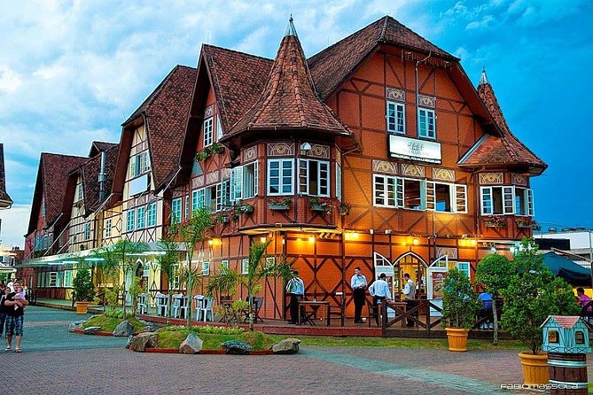 European Valley - Blumenau and Pomerode - The old railway station and cathedral make short but useful stops