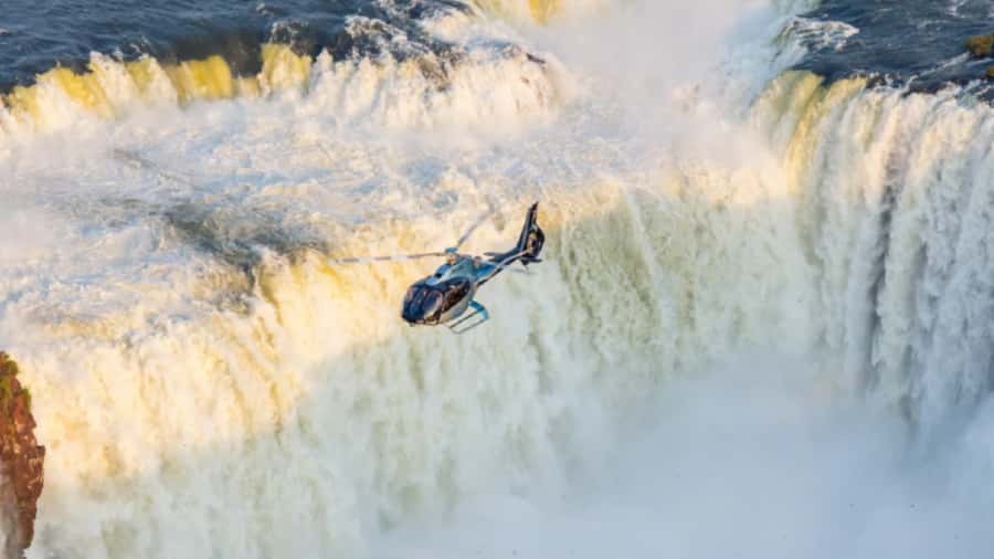 Foz do Iguaçu: Helicopter Flight over the Iguassu Falls - Seeing Iguassu Falls as One Great System