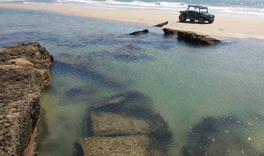 From Fortaleza: Águas Belas Beach Day Trip - Arriving at the river and the sea