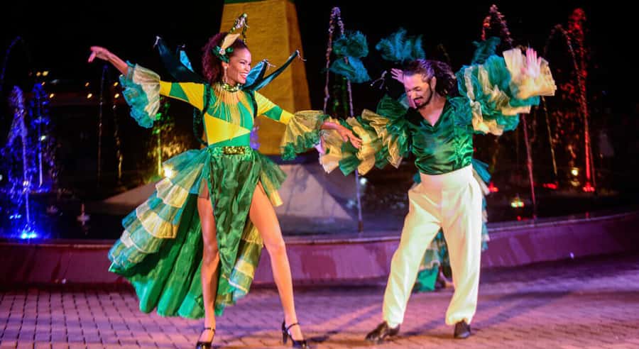 From Foz do Iguazu: Triple Frontier Landmark Ticket - The evening show: story first, then dance