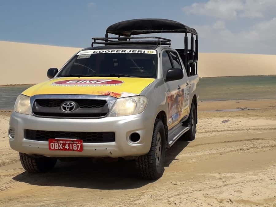 From Jericoacoara: Preá Beach and Paradise Lagoon Tour - A short forest walk to Paradise Lagoon