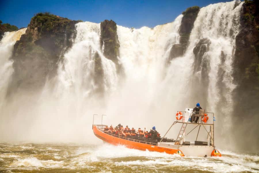 From Puerto Iguazu: Brazilian Falls with Boat Adventure - Devil’s Throat and the Brazilian viewpoints