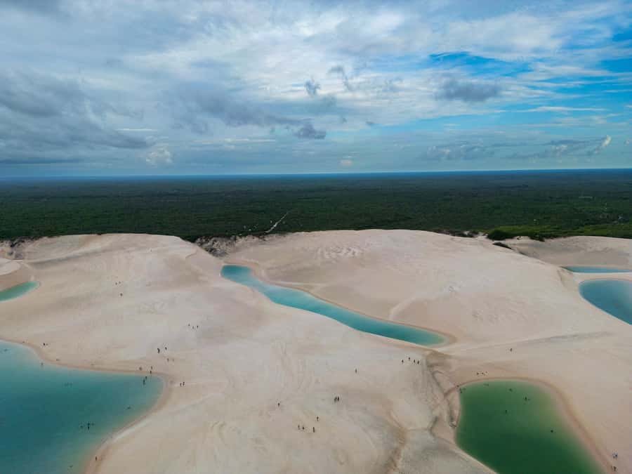 Full-day excursion Lencois Marnahenses, Lagoa Azul & Lagoa Bonita combined - Lagoa Bonita and the wooden staircase