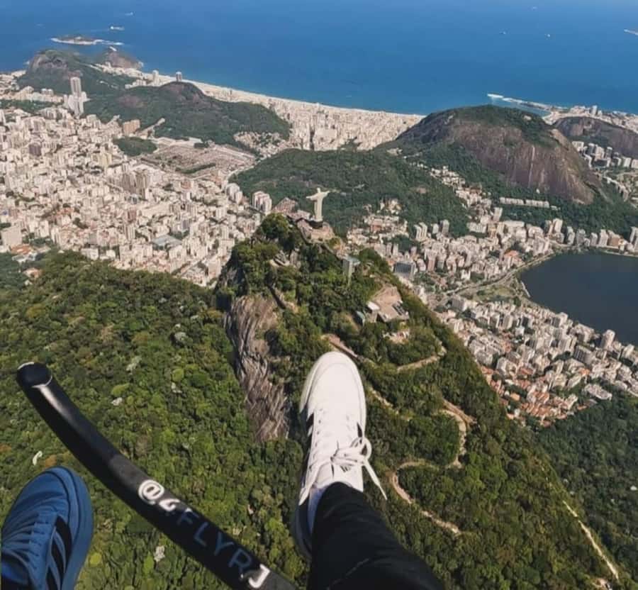 Helicopter flight no doors in Rio de Janeiro - Barra da Tijuca From Above