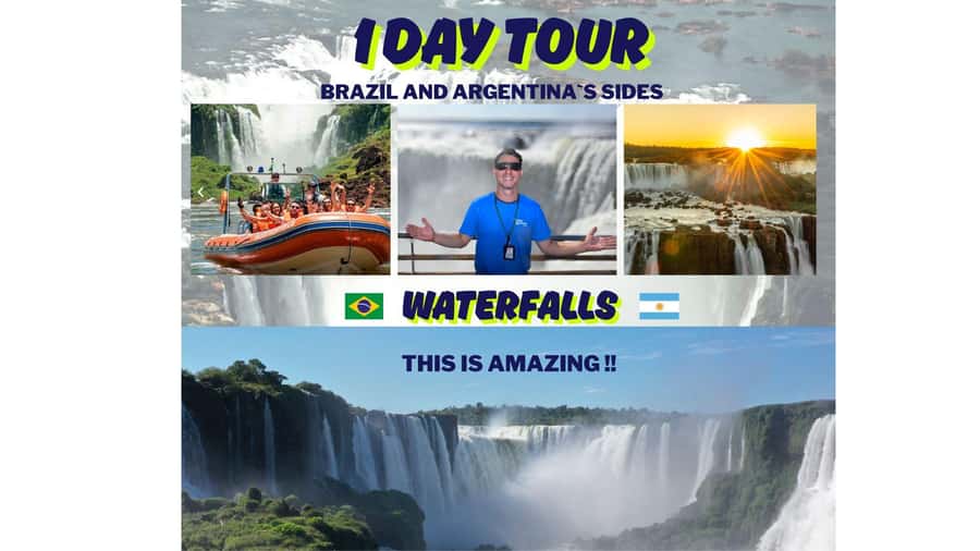 Iguassu Waterfalls: 1 Day Tour Brazil and Argentina's sides - Is $48 good value once the extras are added?