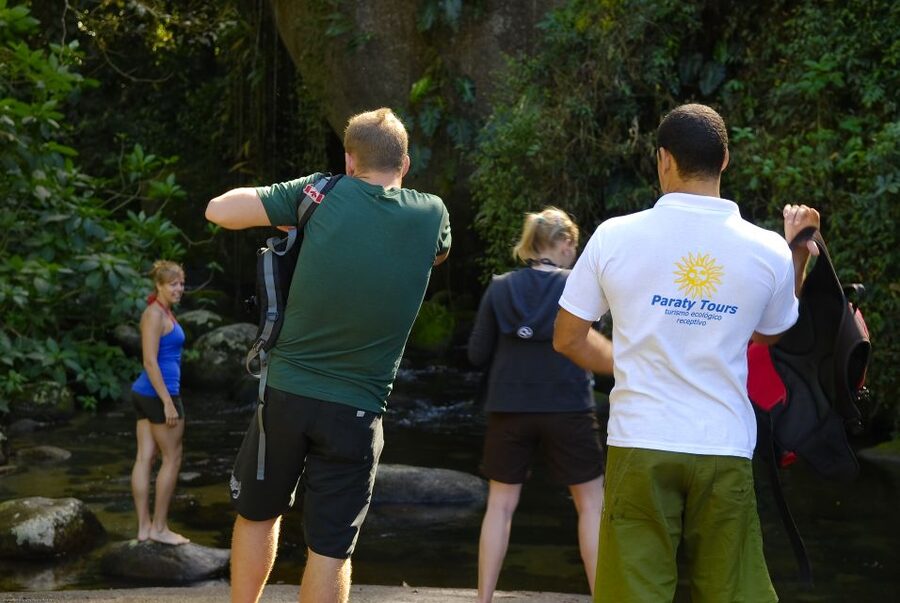 Paraty: Jungle Waterfalls and Cachaça Distillery Jeep Tour - Tobogã Waterfall and the famous rock slide