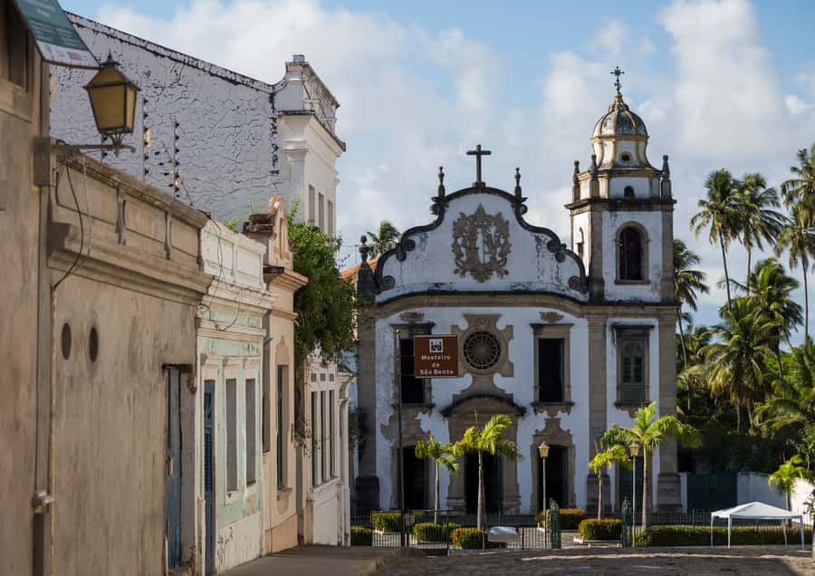 Recife: City Tour Recife & Olinda - Rua do Amparo, Largo da Misericórdia, and Alto da Sé