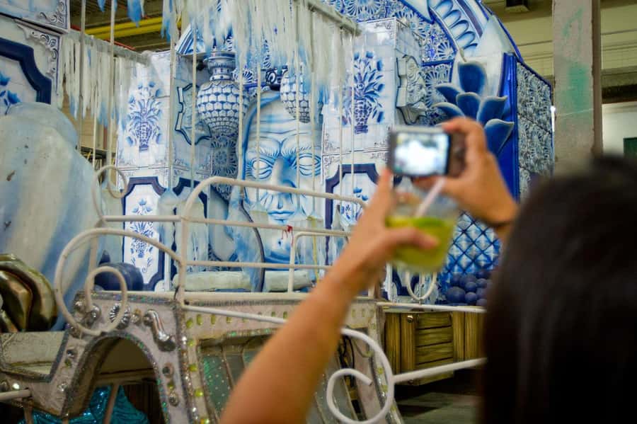 Rio: Carnival Backstage Tour at Samba City with Cocktail - Floats, costumes, and the scale of the work