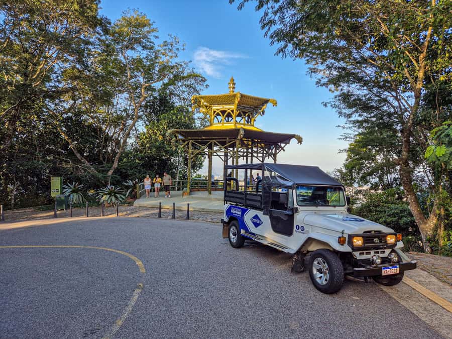 Rio de Janeiro: Guided Jeep Tour through Tijuca Rainforest - Vista Chinesa and Rio from above