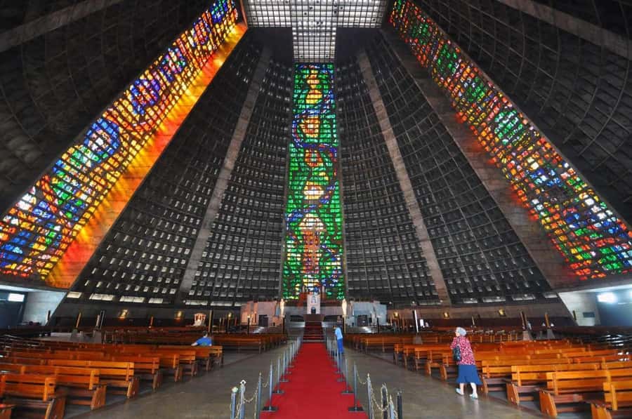 Rio de Janeiro: Half-Day Christ the Redeemer and City Tour - The Metropolitan Cathedral’s striking interior