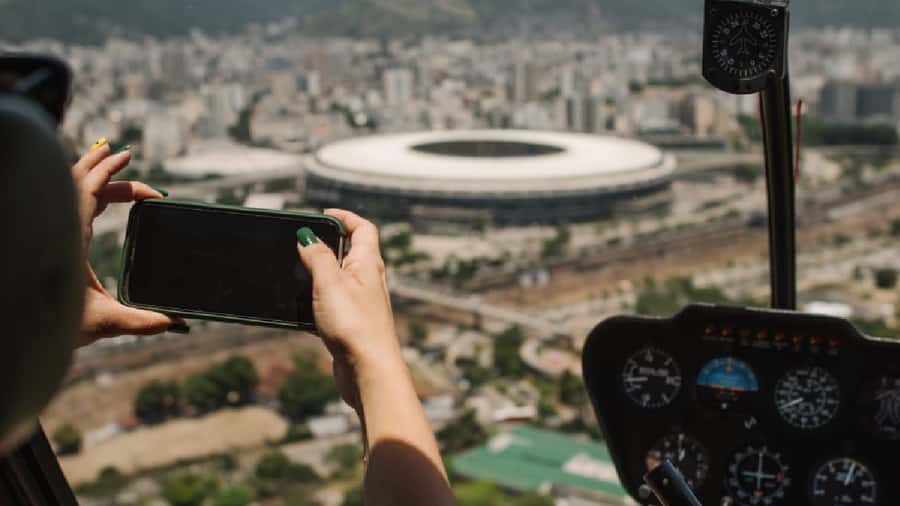 Rio de Janeiro: Helicopter Tour - The best part: seeing Christ the Redeemer from above