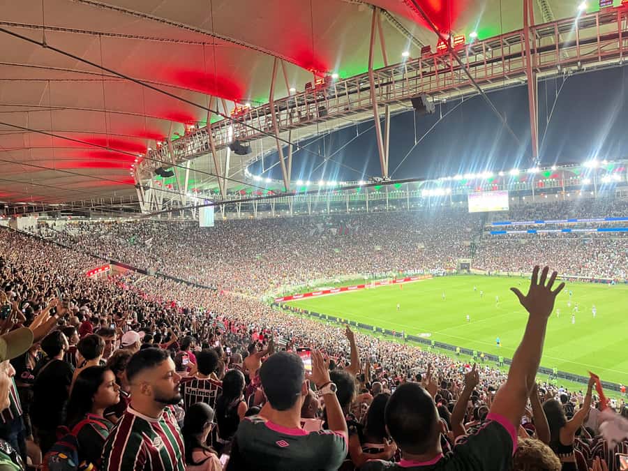 Rio de Janeiro: Maracanã Stadium Match Ticket with Drink - The walk to Maracanã and the pre-match build-up