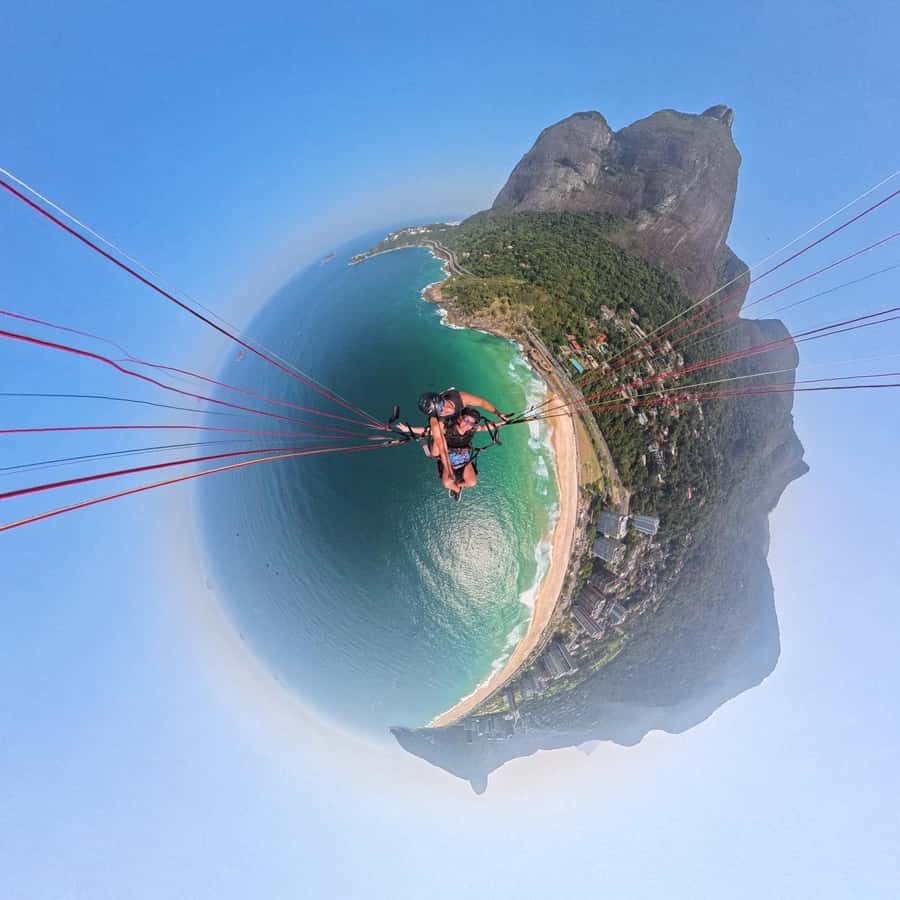 Rio de Janeiro : Paragliding Tandem Flights over Rio - What happens before takeoff