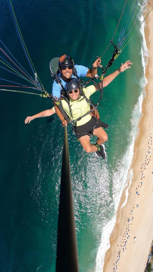 Rio de Janeiro : Paragliding Tandem Flights over Rio - The launch: the hardest few seconds
