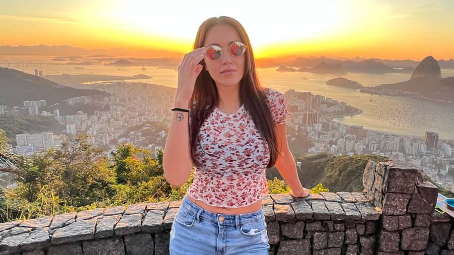 Rio de Janeiro: Sunrise Lookout and Christ the Redeemer Tour - Dona Marta Lookout before the sun rises
