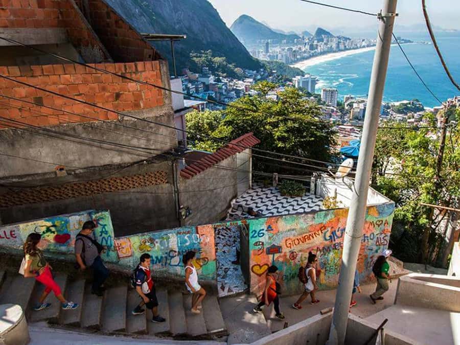 Rio de Janeiro: Vidigal Favela Tour and Two Brothers Hike - The Two Brothers trail and its first viewpoint