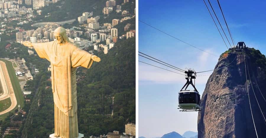 Rio: Sugarloaf Cable Car and Corcovado Train Tickets - Sugarloaf by cable car to 396 meters