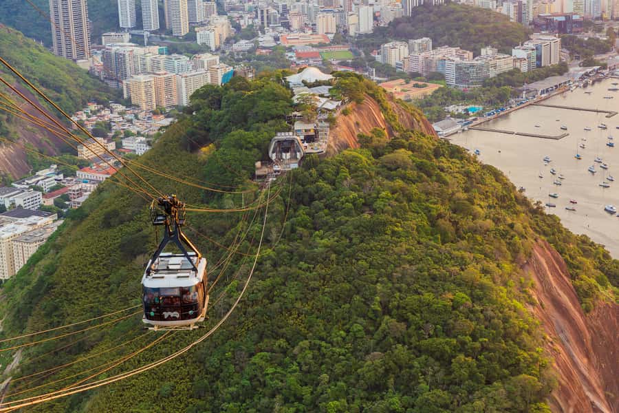Sugarloaf Mountain Fast-Pass Ticket and Guided Tour - Meeting your guide below the Teleférico sign